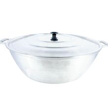 Tacho Panela Restaurante Alça Alumínio Fundido Polido 55cm