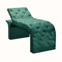 Maca Estofada Estética Cílios Regulável Spa Suede Ivete Cor:verde