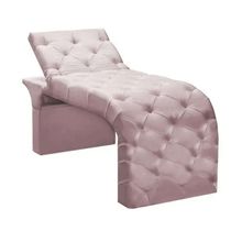 Maca Estofada Estética Cílios Regulável Spa Veludo Ana Cor:rosê