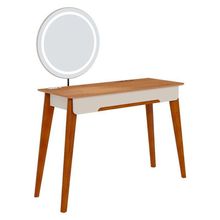 Penteadeira Jazz Off White Nature Com Led - Imcal