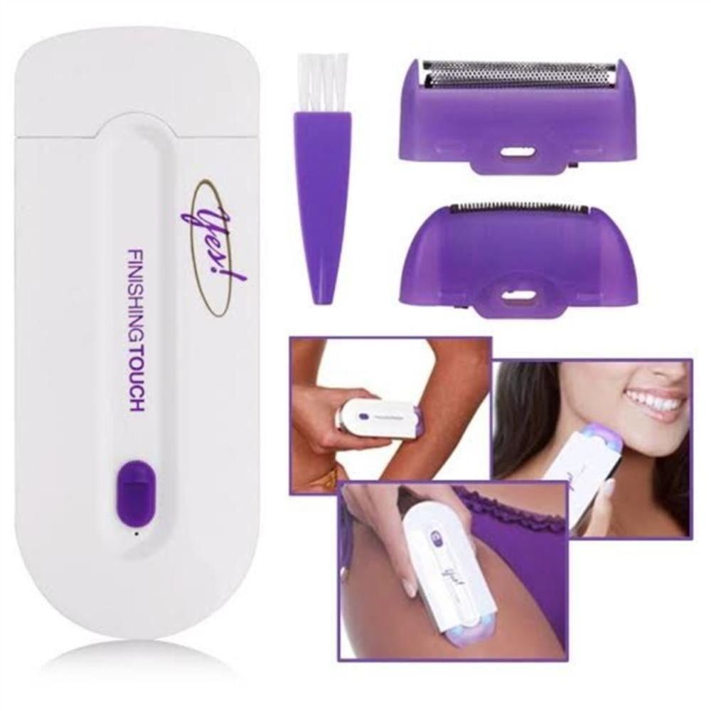 Depilador Led Laser Removedor De Pelos Sensor Feminino Touch Light Sem Dor Para Rosto Perna Braco E Virilha Sem Fio Reca