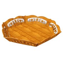 Fruteira Com Detalhes Vazados Em Mdf