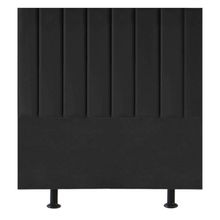 Cabeceira Estofada Cama Solteiro 90 Cm Sophia Carla Suede Preto