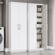 Armário Multiuso 02 Portas Leve Henn Branco