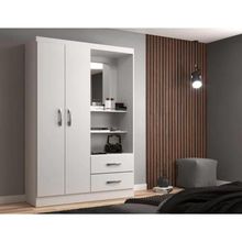 Guarda Roupa Capelinha Solteiro 2 Portas 2 Gavetas Premium