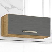 Armário Refrigerador 700 Lapis Freijó Gris