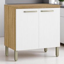 Balcão 2 Portas 800 C/ Tampo Ametista Freijó Supremo