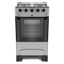 Fogão Mueller 4 Bocas Titânio Acendimento Automático Mfi4bb