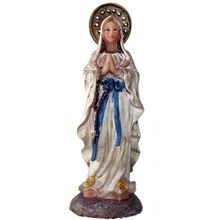 Imagem de Nossa Senhora de Lourdes em Resina 8cm - Importada