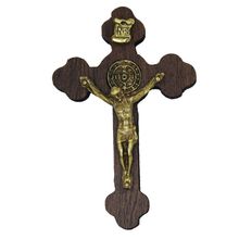 Crucifixo de Parede São Bento 8cm