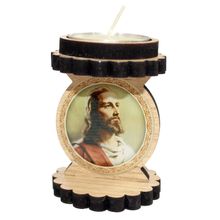 Porta Vela Luminária Mini Pai Nosso em MDF