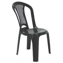 Cadeira Atlântida Tramontina Sem Braços Preta Tramontina