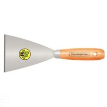 Espátula Rígida 10cm Tramontina Aço Carbono Cabo Madeira Tramontina