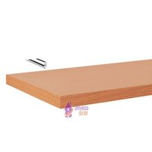 Prateleira Invisível Elite 60x25cm 25mm Madeira Noce B. Pinus Tramontina