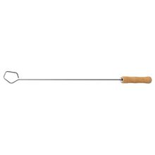 Espalhador Brasas Tramontina Churrasco Inox Cabo Madeira Natural 67cm Tramontina