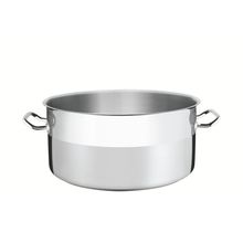 Caçarola Rasa Tramontina Professional em Aço Inox com Fundo Triplo sem Tampa 30 cm Tramontina