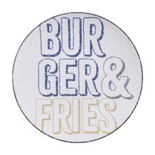 Prato Raso Tramontina Texas em Porcelana Decorada 25 cm Tramontina