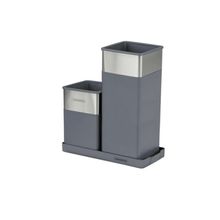 Organizador Multiúso Tramontina em Aço Inox e Poliestireno Assimétrico Tramontina