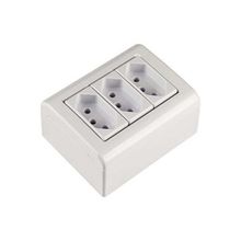 Conjunto 3 Tomadas 10A Linha Lizflex Tramontina - Kit Elétrico Residencial