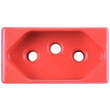 Tomada 20A Vermelha Tramontina - Módulo Elétrico de Alta Potência