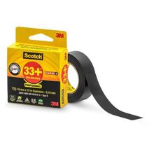 Fita Isolante Scotch 3M 33+ 19mm 10 Metros - Isolação Elétrica UV 750V