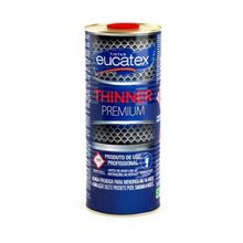 Thinner 9800 Eucatex 900ml para Diluição de Laca Nitrocelulose e Vernizes