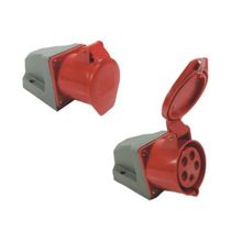 Tomada Industrial Sobrepor 16A 3P+T+N 380V/440V Soprano IP44   NBR IEC 60309-1 NBR IEC 60309-2