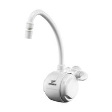 Torneira Elétrica Versátil Branca 220V - Bica Alta Móvel Arejador Articulável - Lorenzetti