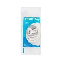 Tubo Espiral 1/4'' 2 Metros Branco para Amarração de Chicotes - FRONTEC