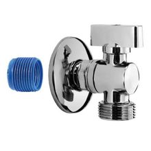 Registro Esfera Máquina Cromado 1/2x3/4 - Torneira de Esfera para Máquina de Lavar e Lava-Louça