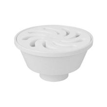 Ralo Sifonado Redondo 100x38x40mm PVC Branco - Amanco