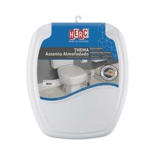 Assento Almofadado Thema Cinza Claro - Herc 44,5x39,3x4,2cm - Compatível com Linha Thema