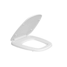 Assento Plástico Monte Carlo Branco Gelo 440x370mm com Microban - Deca