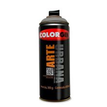 Spray Colorgin Arte Urbana Prata 990 - Tinta Acrílica Fosca 400ml