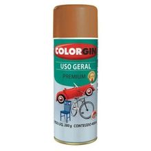 Spray Tinta Uso Geral Geladeira Marrom Barroco - Colorgin 400ml