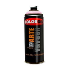 Spray Tinta Acrílica Arte Urbana Rosa Chiclete 955 - Colorgin 400ml