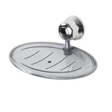 Saboneteira Essencial Cristal 14x10x5cm - Kit Banheiro 5 Peças Bella Arte