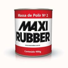 Massa de Polir N° 2 490g - Ideal para Acabamento Automotivo e Metais