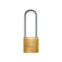 Cadeado Papaiz Haste Longa 30/50mm em Aço Inox, Zamac, Latão e Aço Carbono