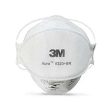 Máscara Descartável Branca PFF2 3M - Proteção contra Poeiras, Névoas e Fumos