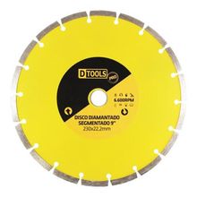 Disco Diamantado Segmentado 9'' Borda 8mm - Corte Preciso e Rápido