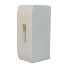 CD de Sobrepor para Disjuntor 3 DIN / 1 UL - Alt. 68mm Larg. 56mm Prof. 144mm - Branco/Preto