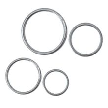 Argola Soldada 44x4,98mm em Aço - Pacote com 50 Peças