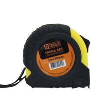 Trena ABS 5m x 19mm com Fita Metálica Antirreflexo e Ponta Magnética