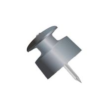 Roldana Isolador 36x36 com Prego 16x24 - Pacote com 50 Peças