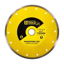 Disco Diamantado 8'' Furo 25,4mm para Cortar Pisos e Azulejos - DTOOLS