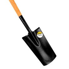 Pá Jardineira Aço Carbono 32cm x 19,5cm com Cabo de Madeira - DTOOLS