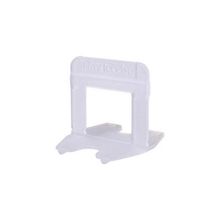 Base Nivela Piso Flex 1mm - Pacote c/ 50 Peças - Para Cerâmica e Porcelanato - Moldimplas