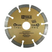 Disco Diamantado Segmentado 4.3/8" para Concreto e Tijolos - DTOOLS