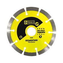 Disco Diamantado Segmentado 4.3/8'' para Asfalto, Concreto e Pedra - DTOOLS